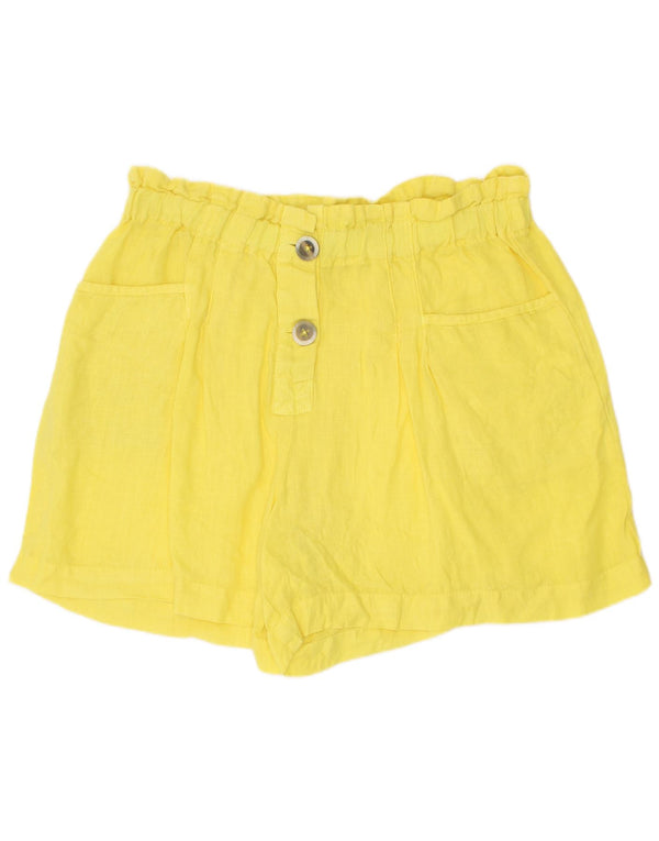 Short décontracté fille Zara 11-12 ans W28 jaune