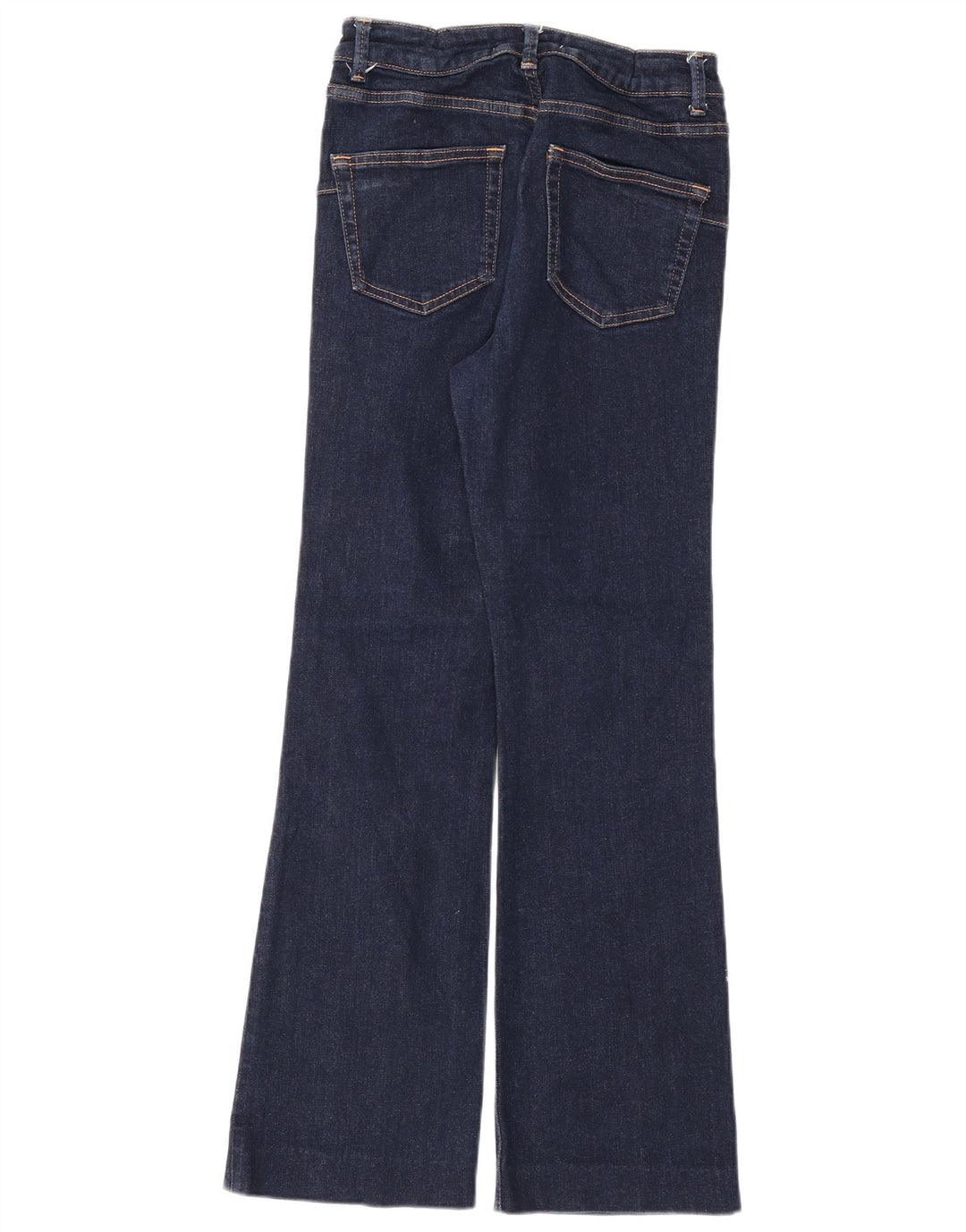 Zara Jeans Bootcut Femme EU 38 Small W28 L29 Bleu Marine Coton