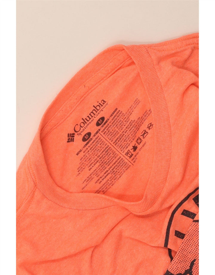 Columbia Haut graphique à manches longues pour homme en coton orange moyen