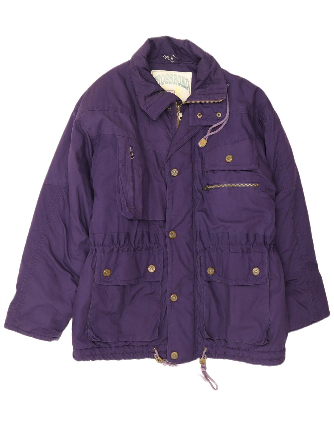 Crossrace Veste utilitaire pour homme UK 50 Large Violet Polyester