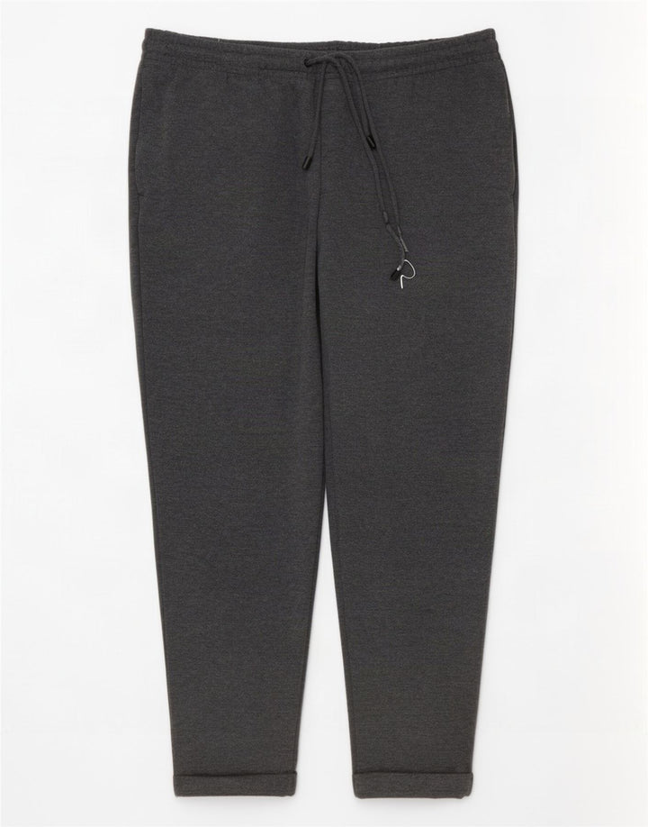 Zara Pantalon De Survêtement Homme XL Gris Polyester