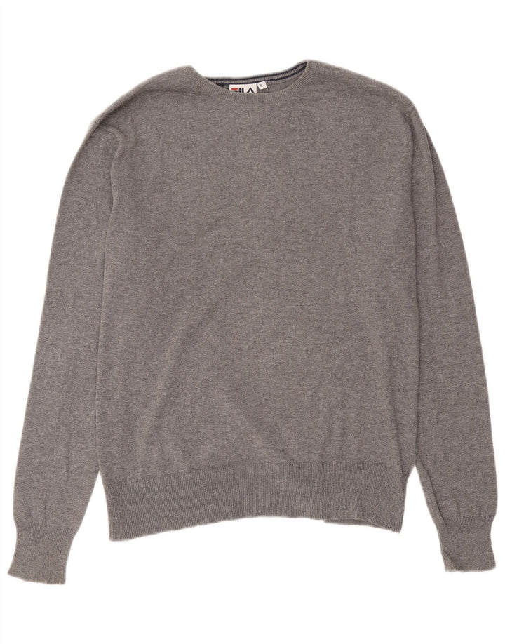 Fila Pull col bateau homme petit gris coton