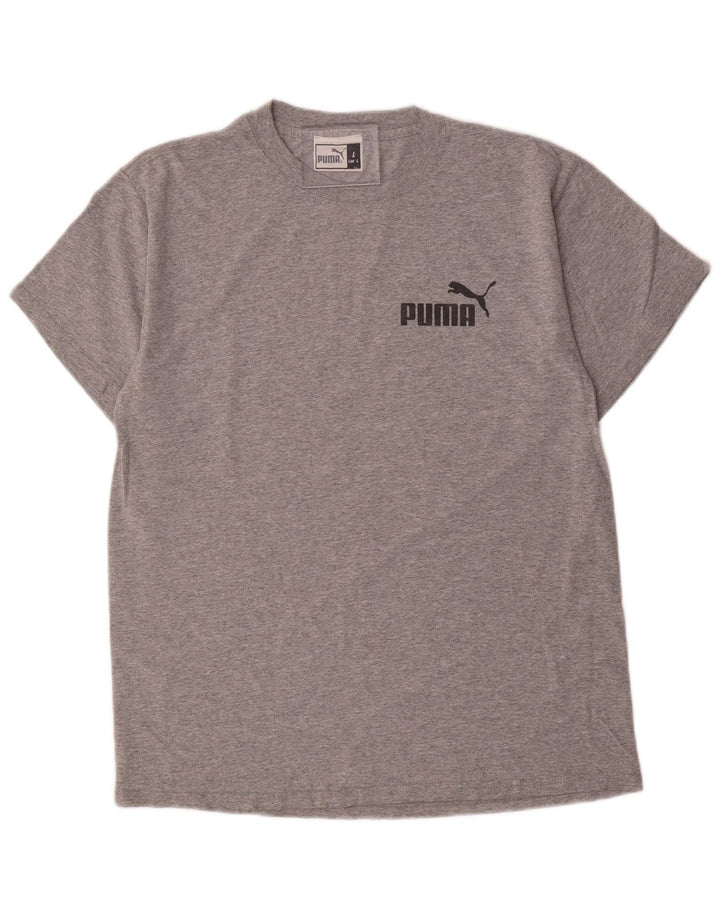 PUMA T-shirt graphique pour hommes, grand, gris