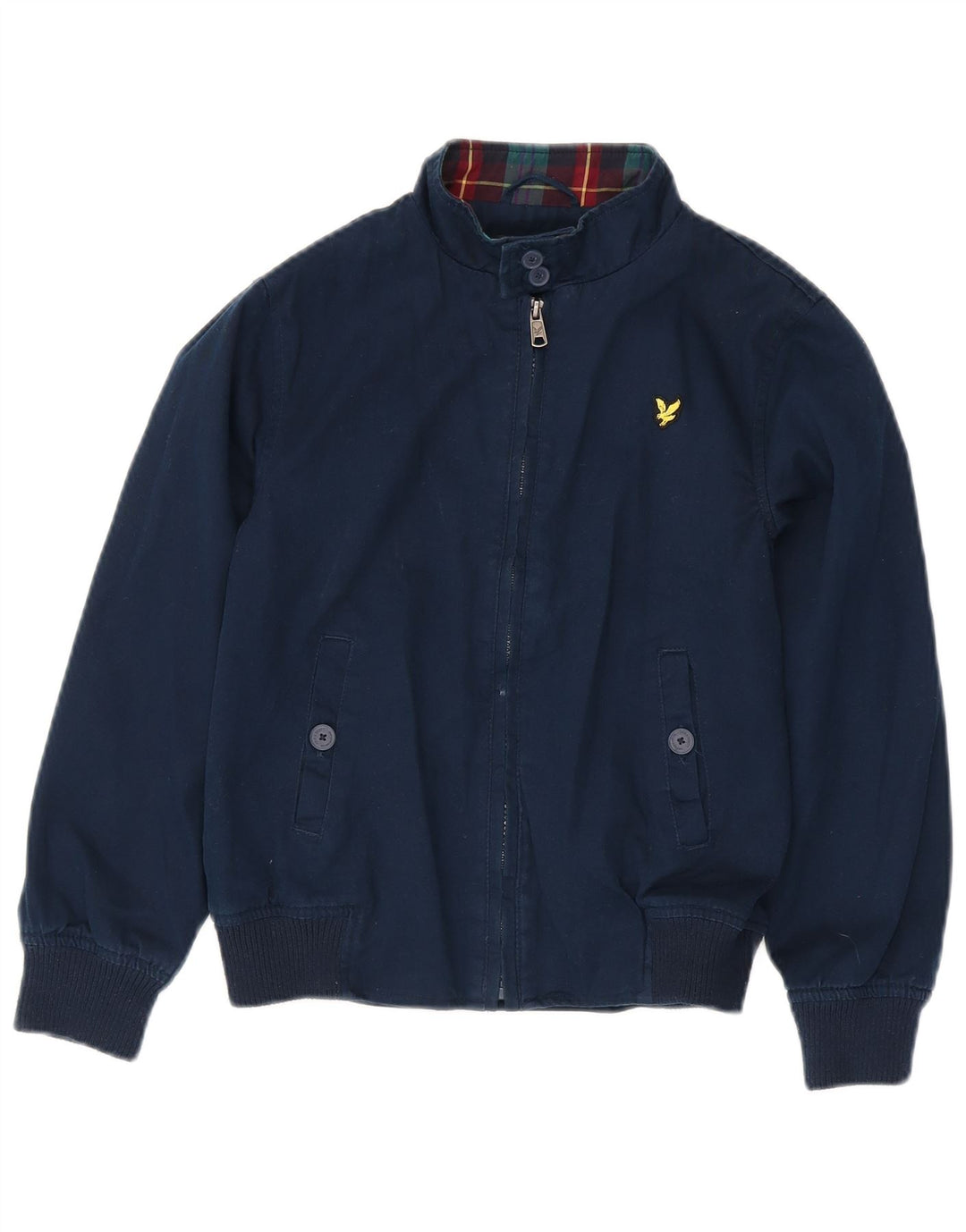 Lyle & Scott Bomber Jacket Garçon 10-11 ans Bleu Marine Coton