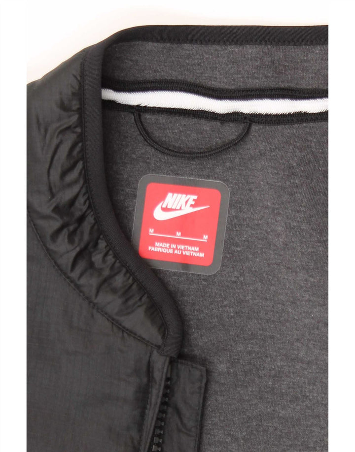 Nike Gilet rembourré pour homme UK 38 Medium Noir Nylon