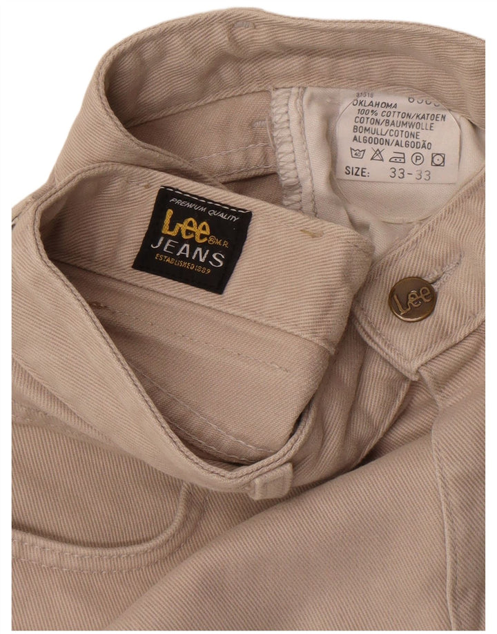 Lee Jean Fuselé Oklahoma Homme W33 L33 Gris Coton