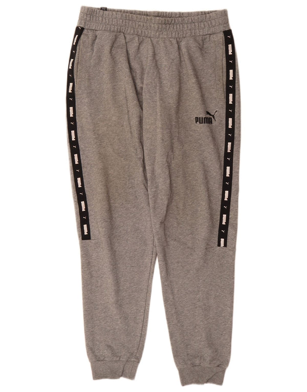 Puma Pantalon de Survêtement Graphique Homme Gris Large Colorblock Sports