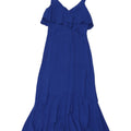 PHASE EIGHT Womens Sleeveless Maxi Dress UK 10 Small  Blue Viscose