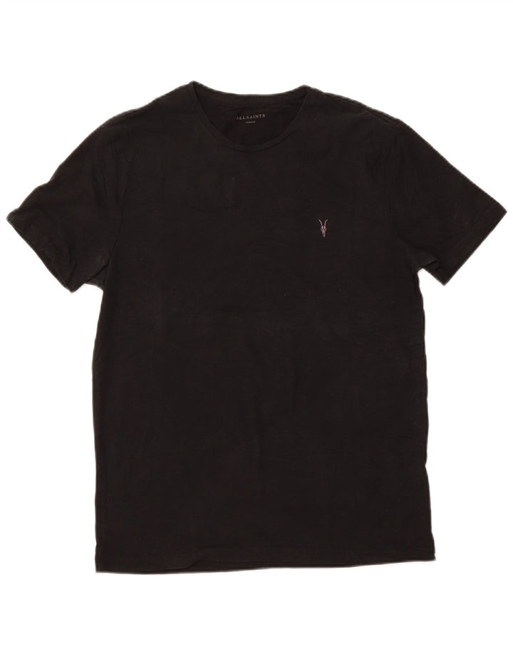 ALL SAINTS T-Shirt Homme Haut Noir Moyen Coton