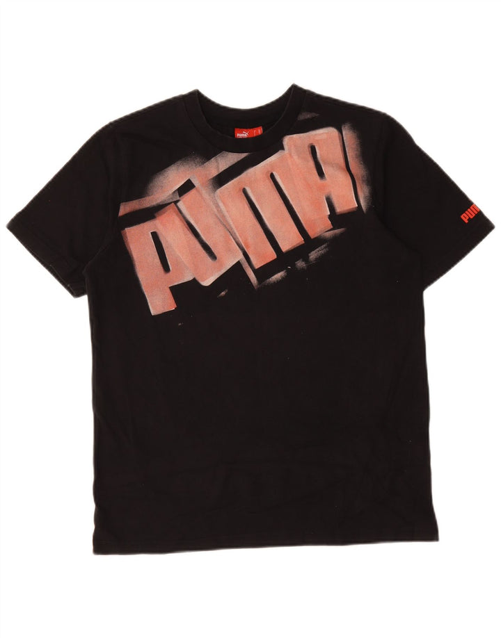 Puma T-Shirt Graphique Garçon 13-14 ans Noir