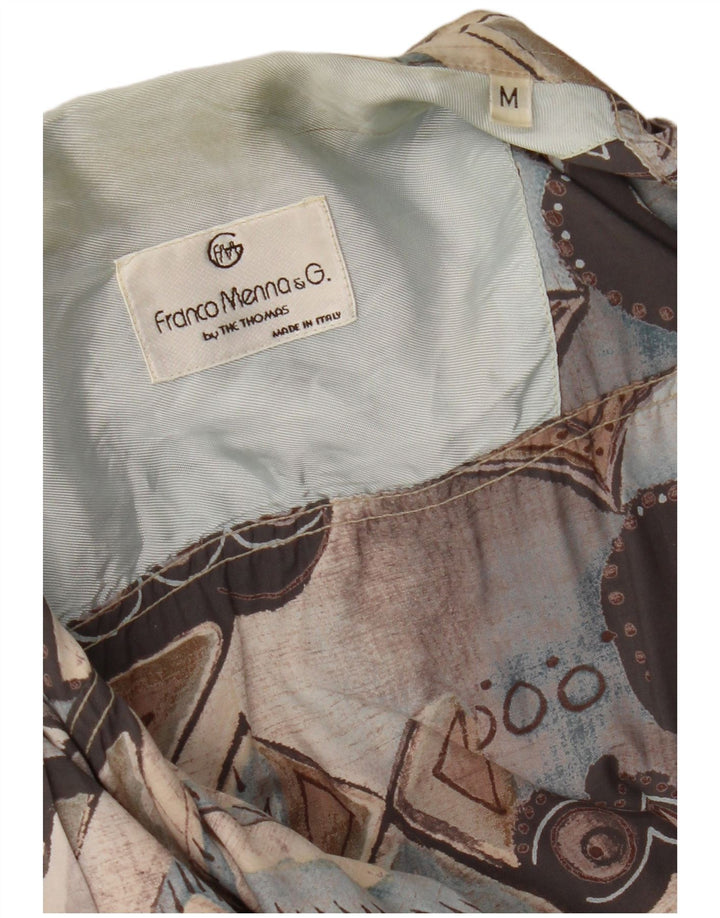 Chemise Homme Vintage Moyen Multicolore Géométrique