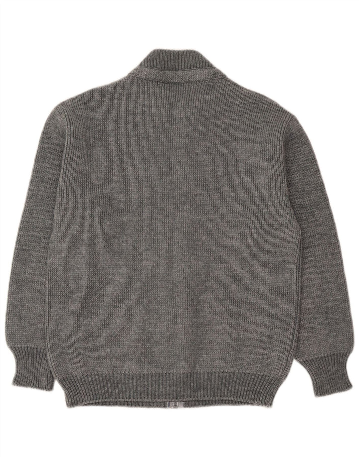 Gordon Mens Cardigan Pull Petit Gris Laine