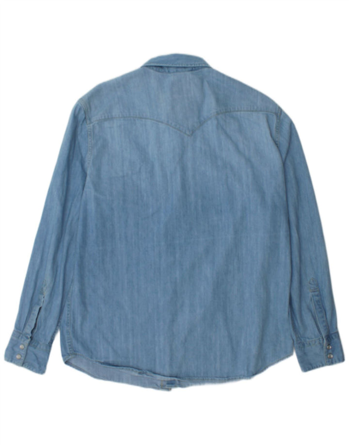 Levi's Chemise en Jean Coupe Standard Homme Bleu Large Coton
