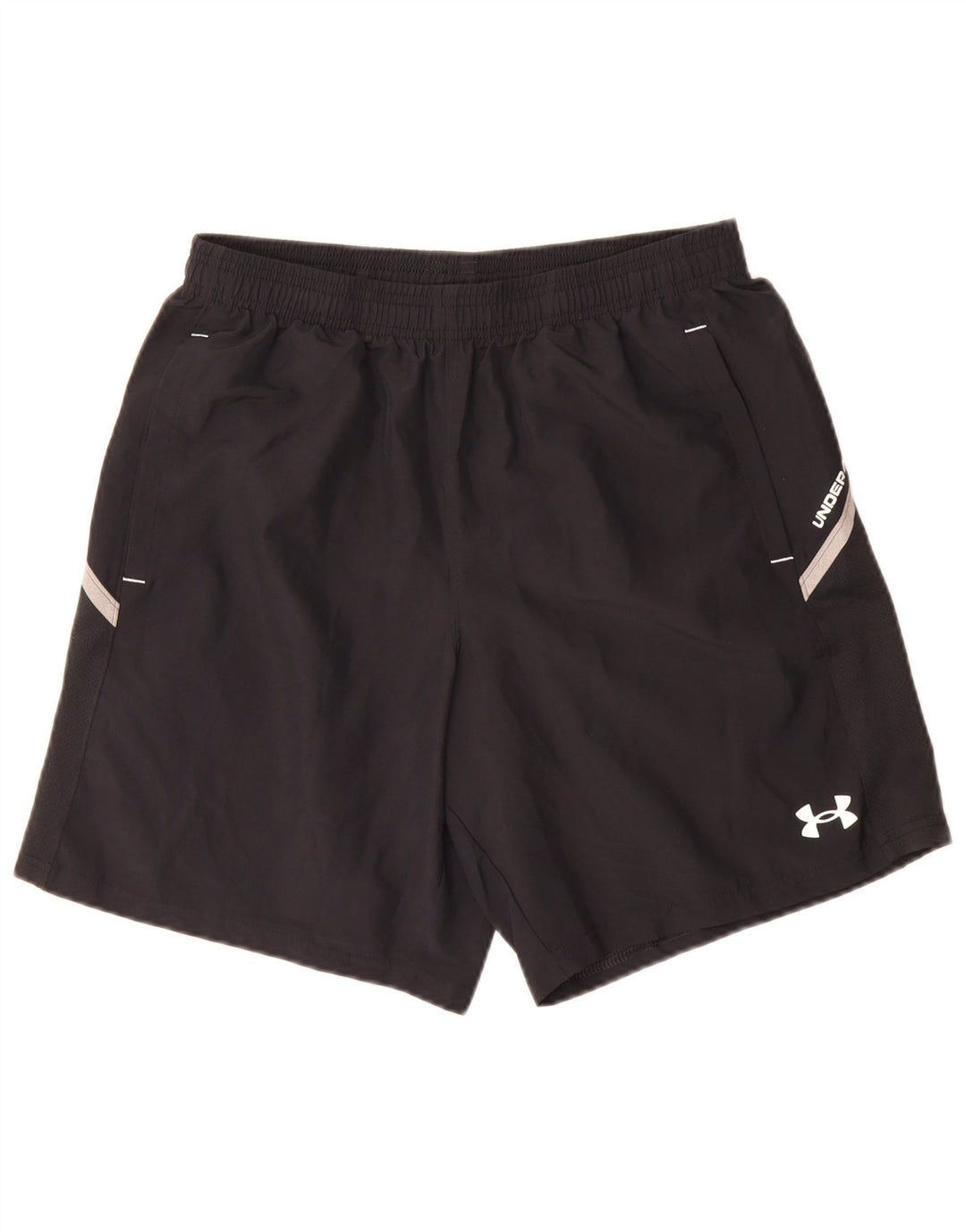 Under Armour Short de Sport Homme Noir Moyen Polyester