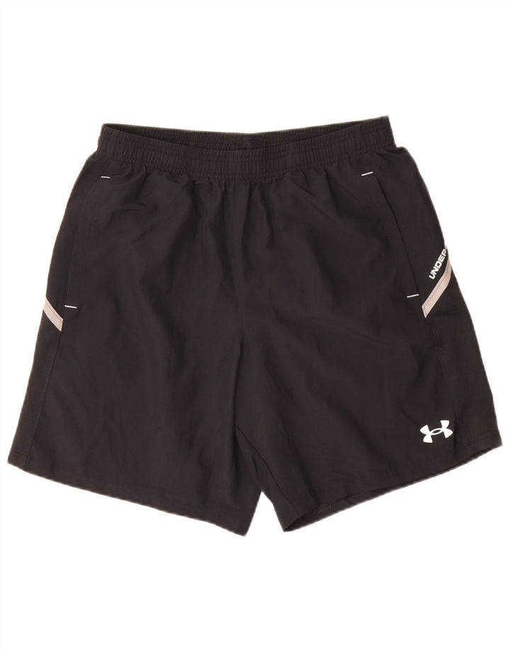 Under Armour Short de Sport Homme Noir Moyen Polyester