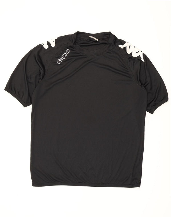 Kappa T-Shirt Graphique Homme XL Noir