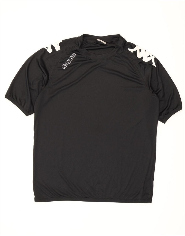Kappa T-Shirt Graphique Homme XL Noir