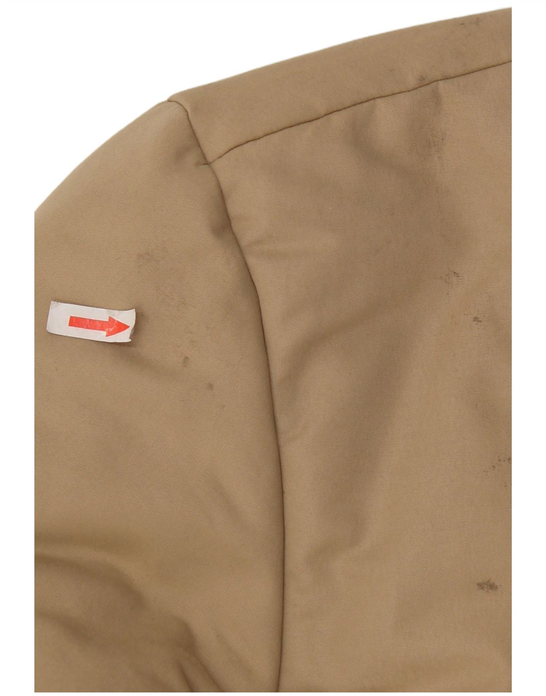 Puma Veste bomber graphique pour femme UK 16 Large Beige Colorblock Polyester