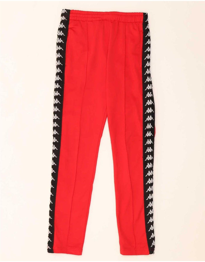 Kappa Survêtement complet graphique pour femme UK 10 Small Rouge Colourblock Polyester