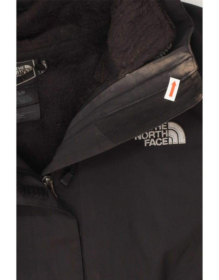 The North Face Veste coupe-vent pour femme UK 16 Large Noir Polyester