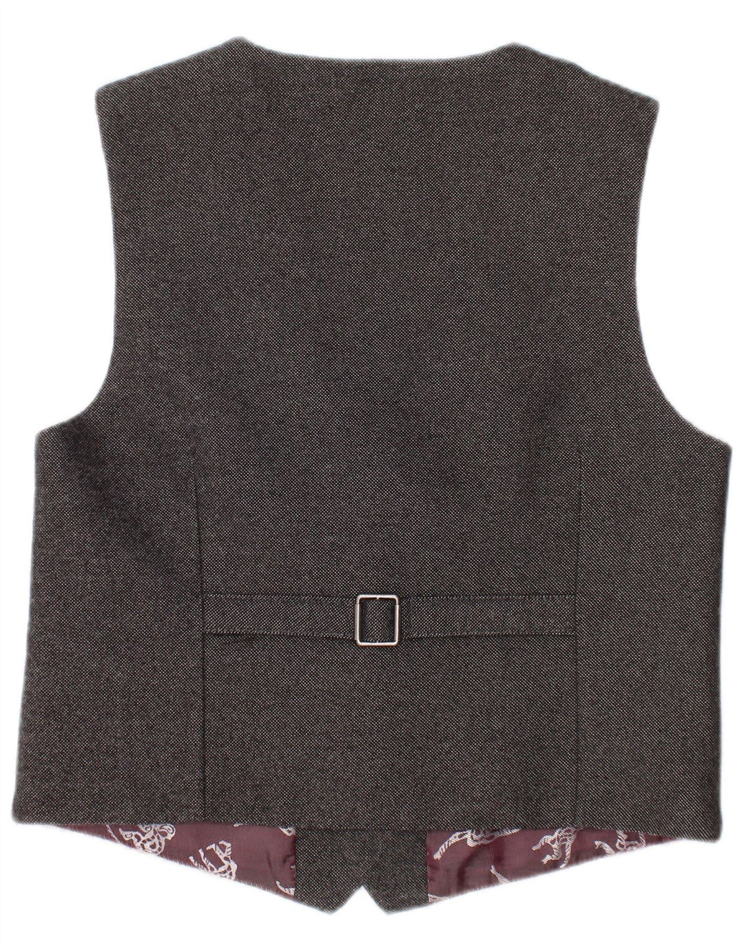 MONSOON Boys Waistcoat 6-7 Years Grey Polyester