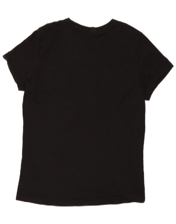 Puma T-shirt graphique pour femme UK 12 Noir moyen
