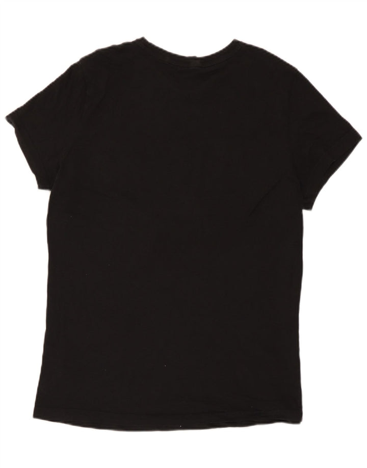 Puma T-shirt graphique pour femme UK 12 Noir moyen