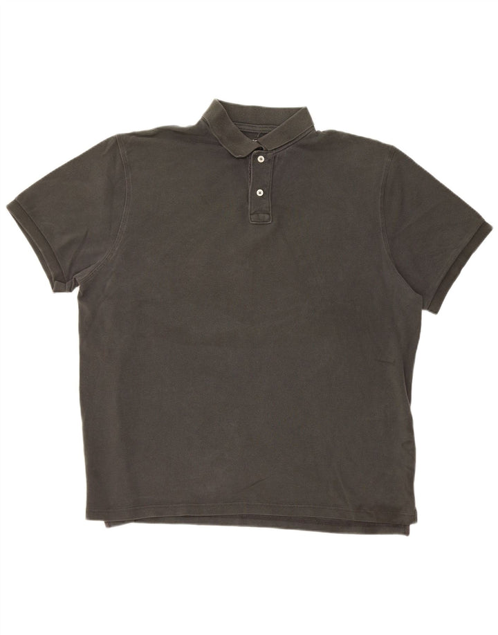 J. Crew Polo Homme XL Gris Coton