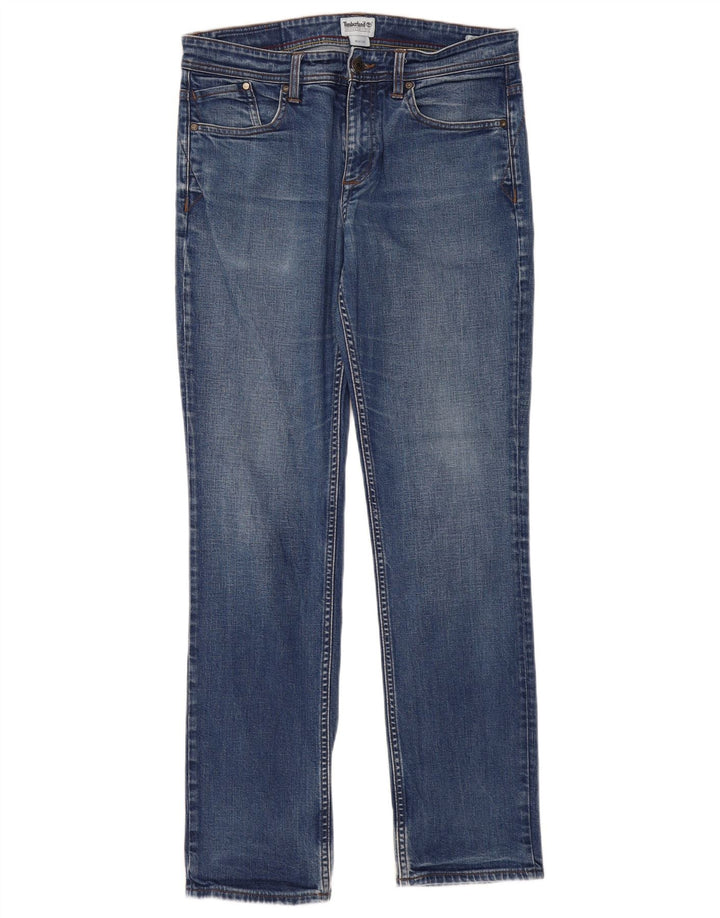 Timberland Jean Slim Homme W34 L34 Bleu Coton