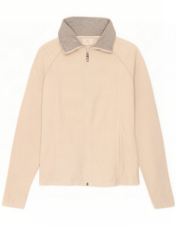 North Sails Veste de survêtement graphique pour femme UK 10 Small Beige Cotton