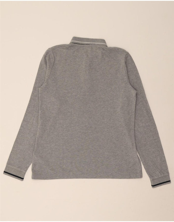 MARINA YACHTING Polo à manches longues pour femme UK 14 Gris moyen moucheté