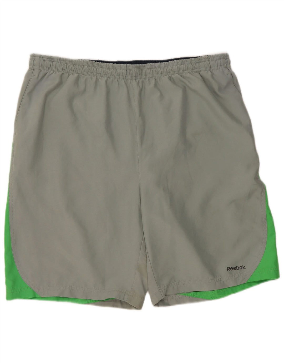 REEBOK Short de Bain Homme XL Vert Colorblock Polyester
