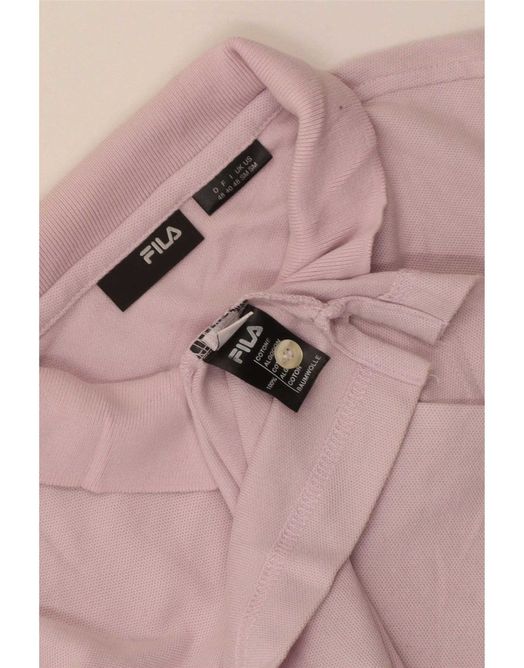Fila Polo Homme Petit Violet Coton
