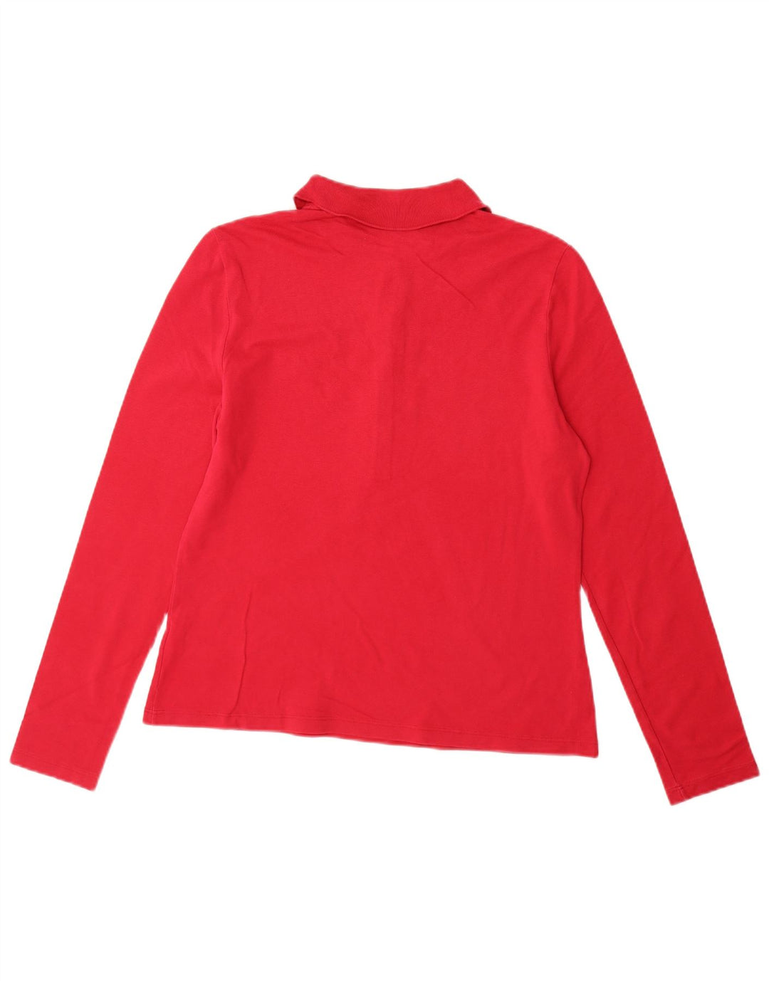 LACOSTE Polo Femme Slim Fit Manches Longues Taille 44 Grand Coton Rose