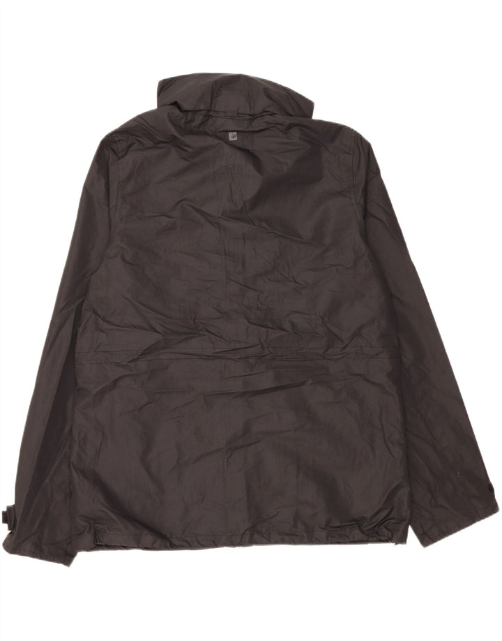 Mountain Warehouse Veste de pluie à capuche pour femme UK 14 Large Noir Polyester