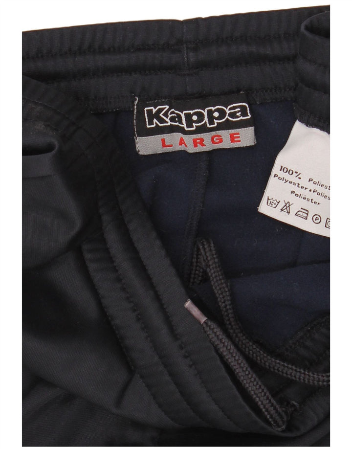 Kappa Pantalon de Survêtement Homme Large Bleu Marine Polyester