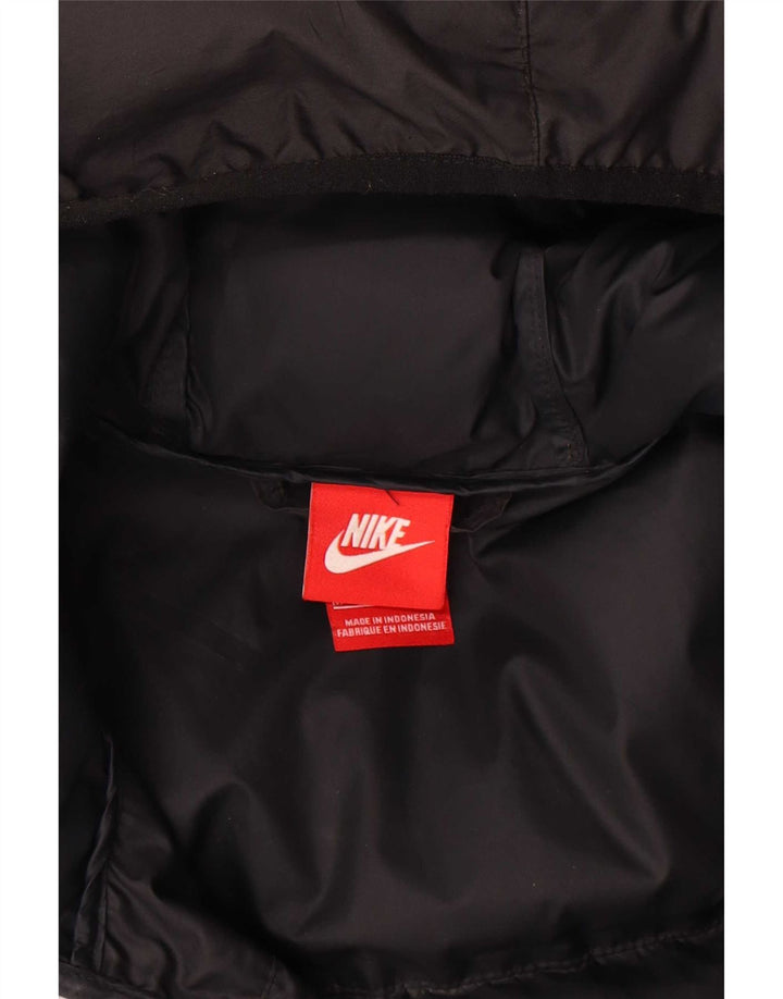 Nike Veste rembourrée à capuche pour homme UK 38 Noir moyen