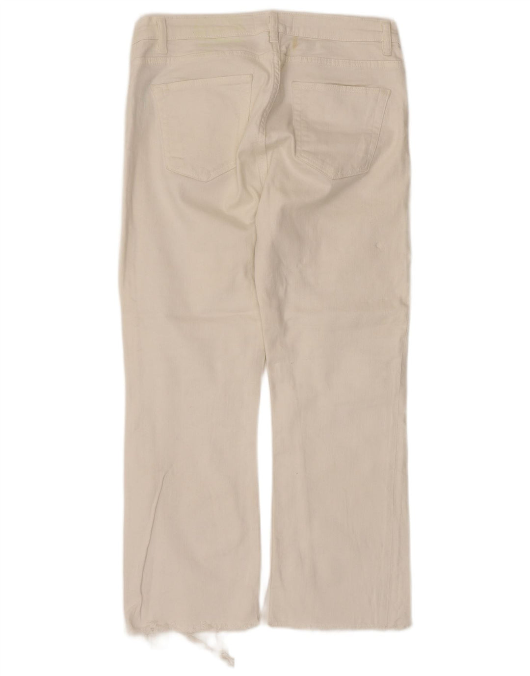 Jean court ZARA femme EU 40 Medium W30 L25 coton blanc