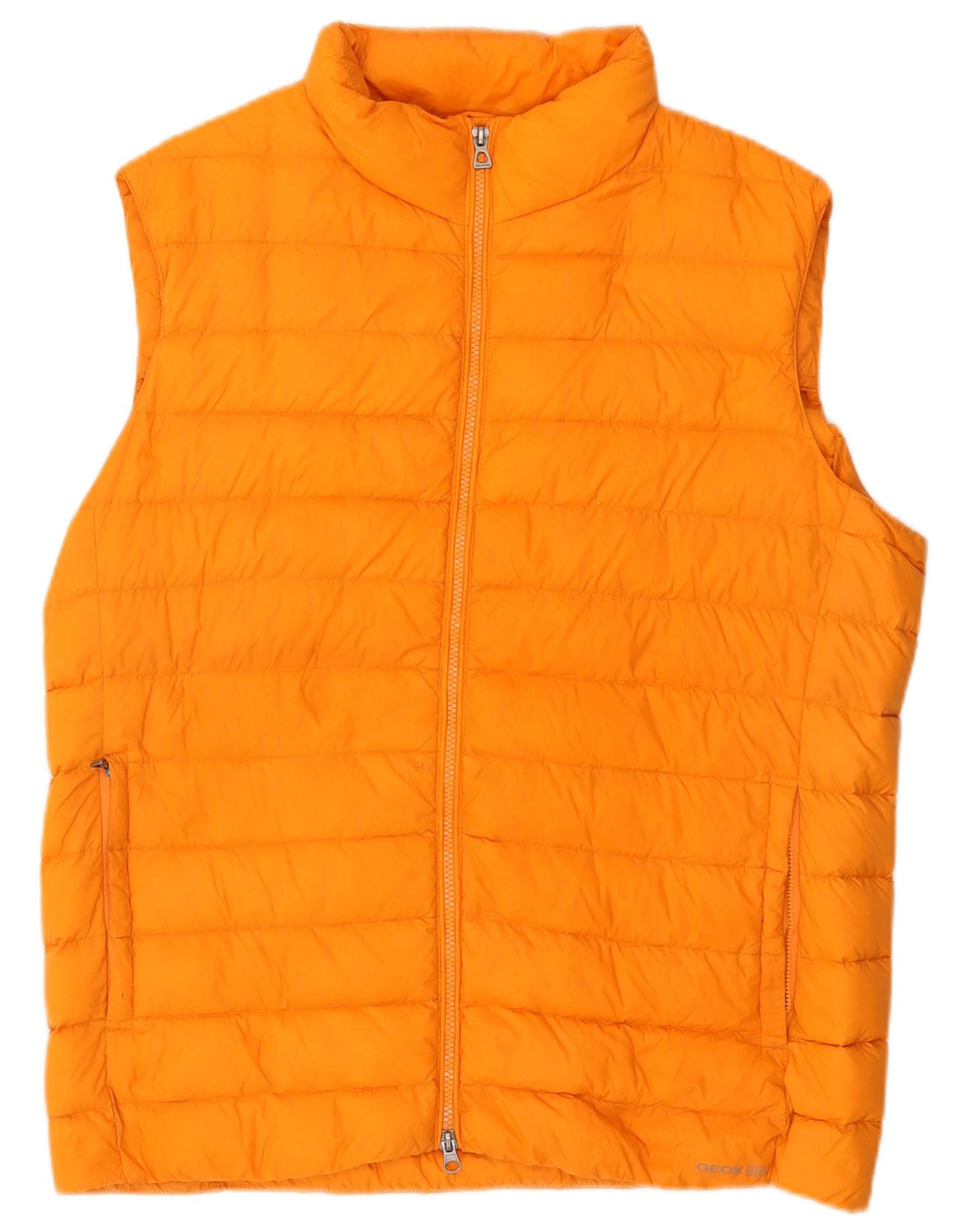 Geox Femme Gilet Rembourré UK 18 XL Orange Polyamide