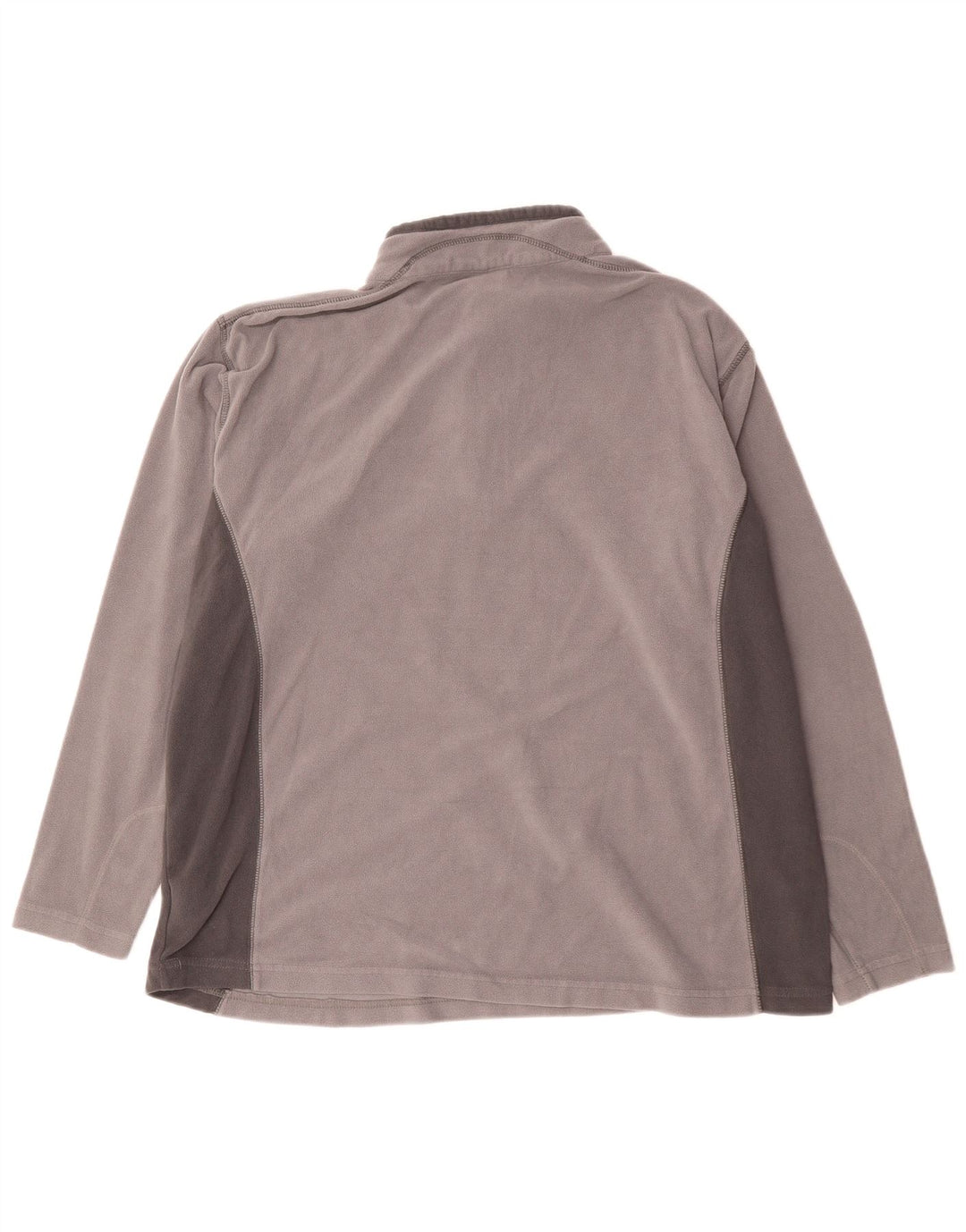 Columbia Pull polaire à col zippé pour homme XL Gris Colorblock Polyester