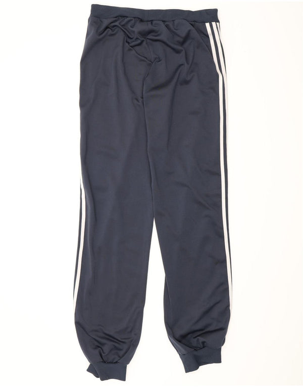 Adidas Pantalon de survêtement pour homme UK 38/40 Bleu marine moyen Polyester