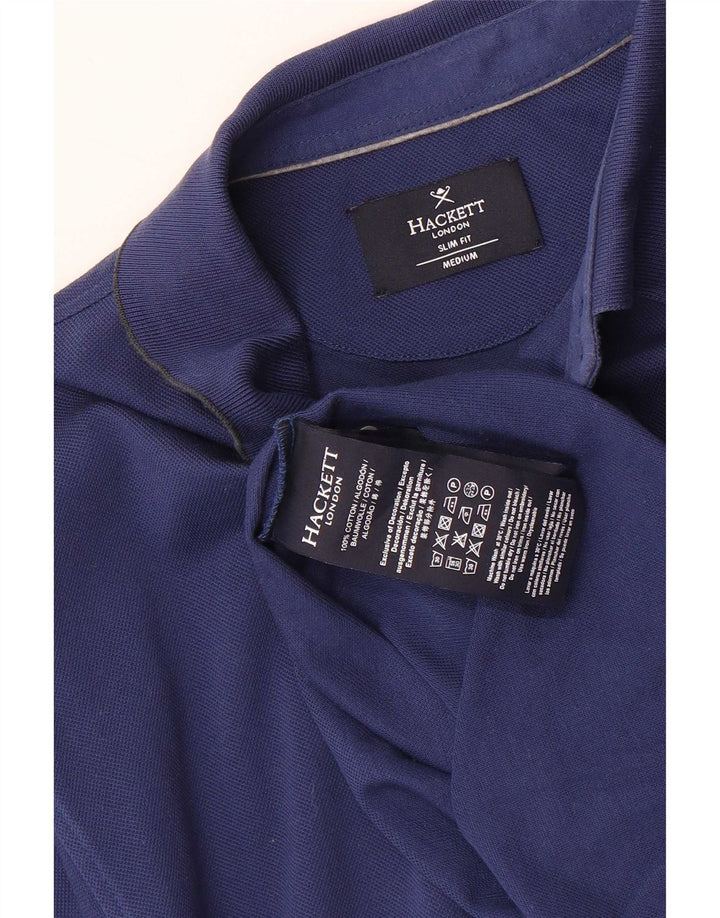 Hackett Polo Slim Fit Homme Bleu Moyen Coton