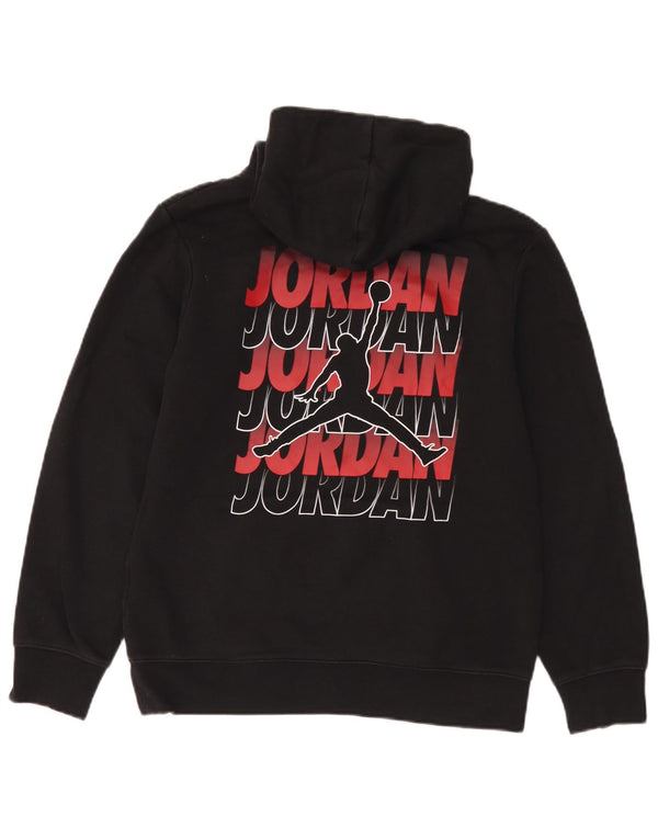 Jordan Pull à capuche graphique pour garçon 13-14 ans XL Noir Coton