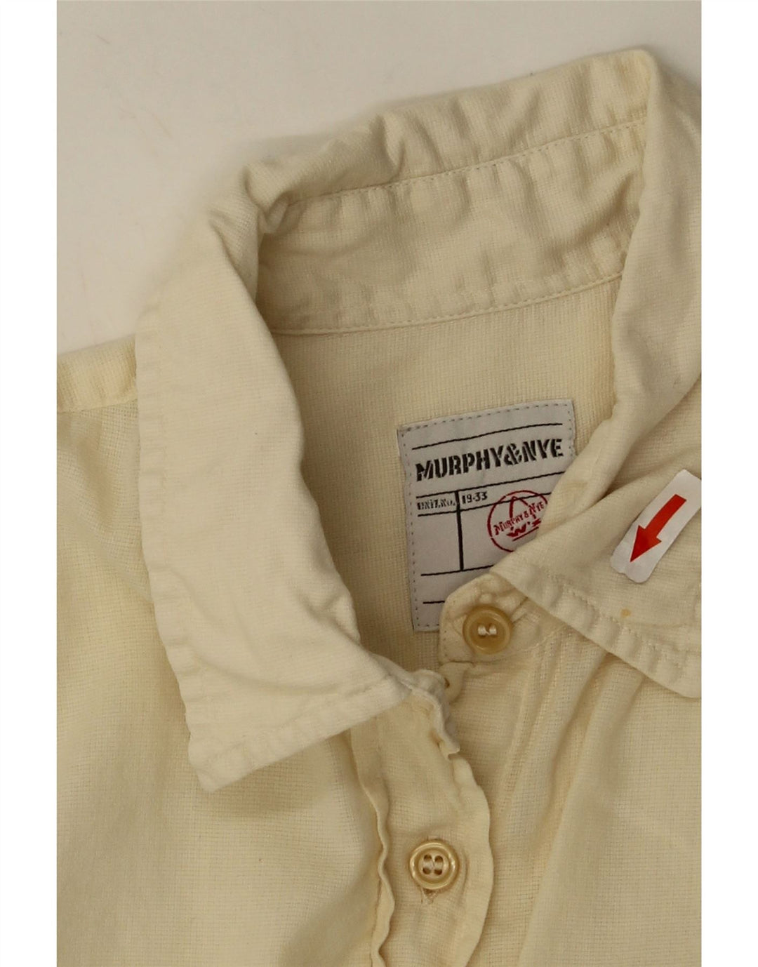 Murphy & Nye Chemise Femme UK 16 Large Beige Coton