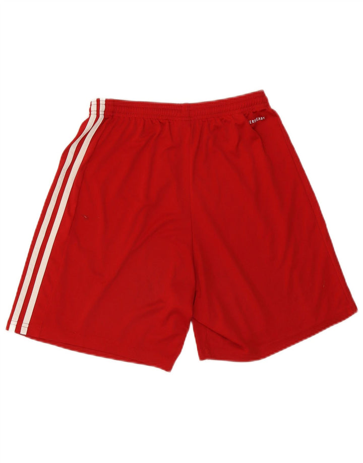 Adidas Short de Sport Climalite Homme Rouge Moyen Polyester