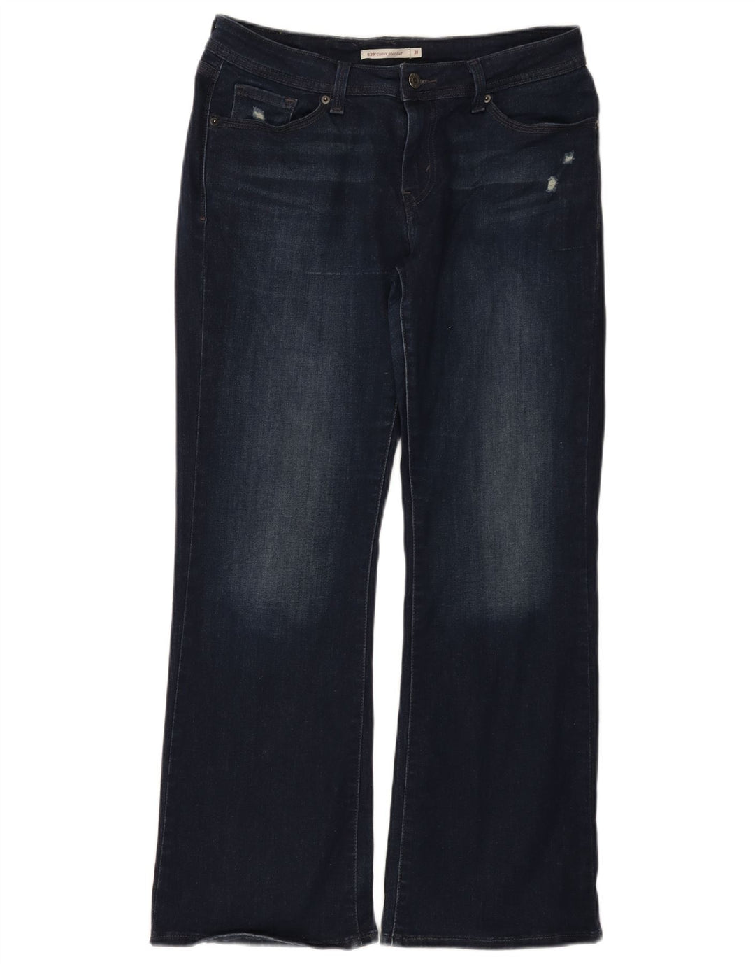 Levi's Jean 529 Curvy Bootcut Femme W31 L30 Bleu Marine Coton