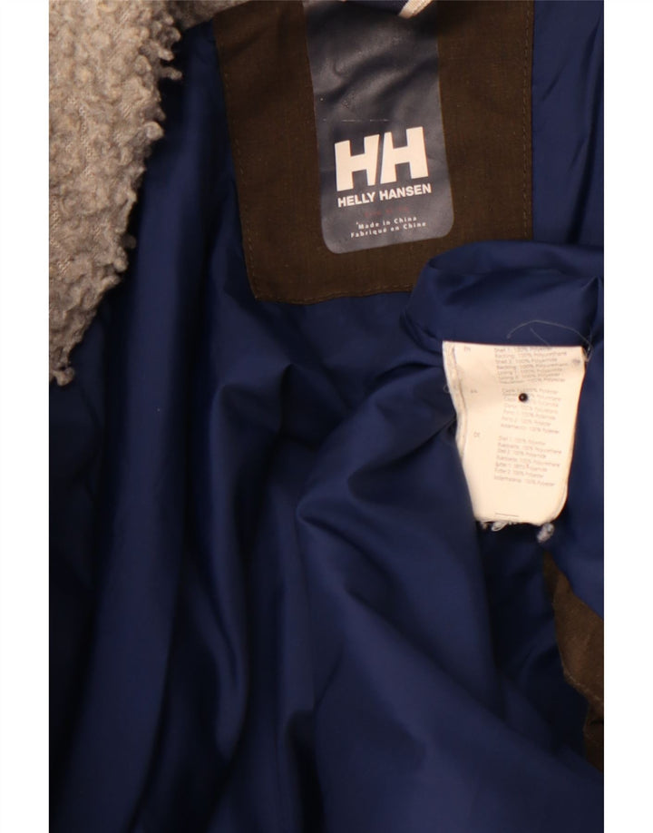 HELLY HANSEN Veste utilitaire à capuche pour homme UK 42 XL Marron Polyester