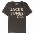 Jack & Jones T-Shirt Graphique Homme Grand Gris Coton