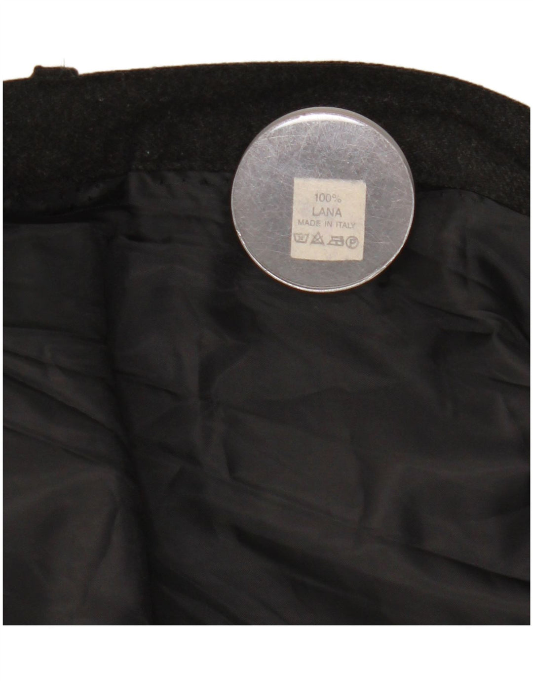 vintage Womens Knife Jupe Plissée W29 Laine Gris Moyen