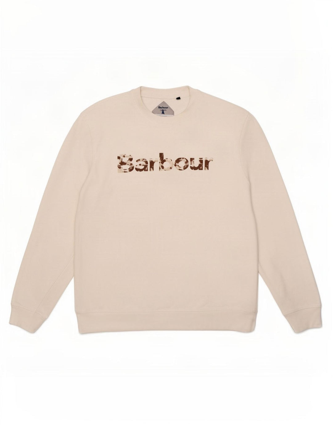 Barbour Sweat-shirt graphique pour hommes en coton blanc moyen